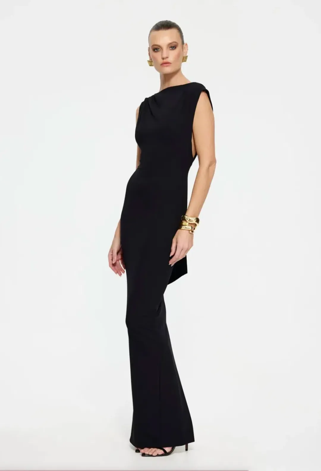 Effie Kats Audrey Gown Black Size XS / AU 6 for rent on The Volte - main image