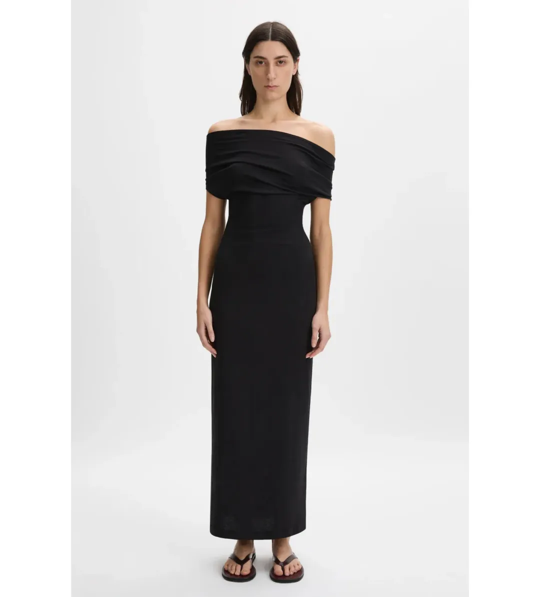 Beare Park Cotton Jersey Glove Dress Black Size AU 10 for rent on The Volte - main image