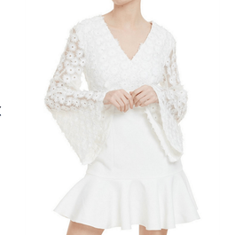Keepsake Cross Your Mind Long Sleeve Mini Dress Size Medium for rent on The Volte - image 4
