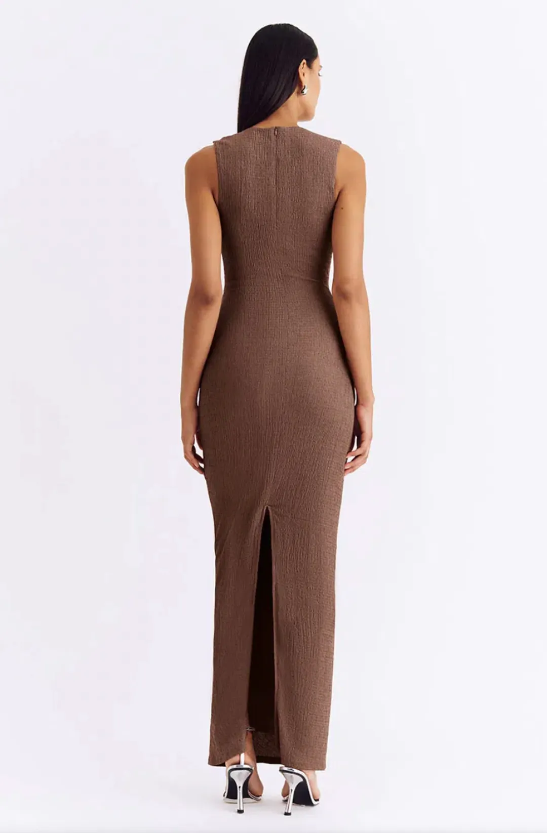 Suboo Jacqui Scoop Neck Maxi Dress in Mocha Size XS / AU 6 for rent on The Volte - main image