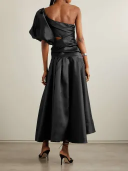 Alémais Regent Noir Gown Black Floral Size 16 for rent on The Volte - image 2