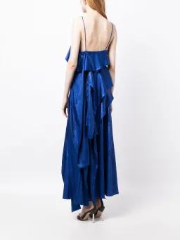 Acler Harley Midi Dress Regal Blue Size 10 for rent on The Volte - image 2