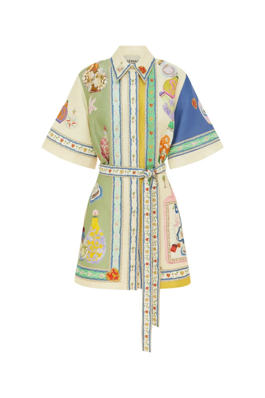 Alemais Elixir Mini Dress Multi Size 8 for rent on The Volte - main image
