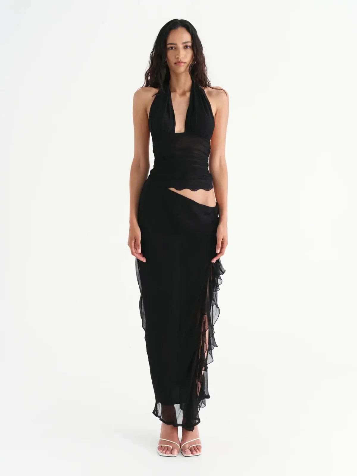 Benni Penelope Maxi Dress Black Size 8 for rent on The Volte - main image