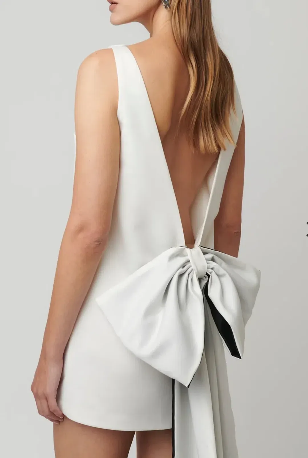 Effie Kats Nikola Mini Dress in Ivory Size L / AU 12 for rent on The Volte - main image