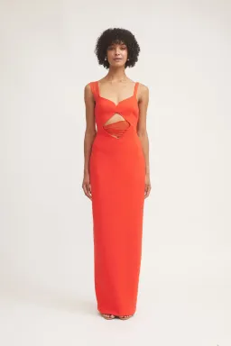 Tojha Madeleine Dress Flame Red Size 6 for rent on The Volte - image 1