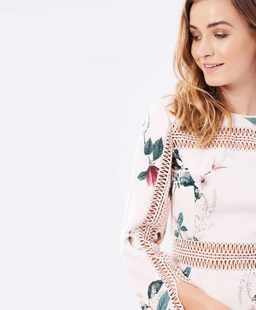 Keepsake the Label Do it Right Long Sleeve Mini Dress Print Size 6  for rent on The Volte - image 4