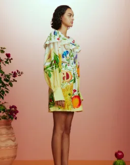 Alémais Flores Mini Dress Multi Size 12  for rent on The Volte - image 3