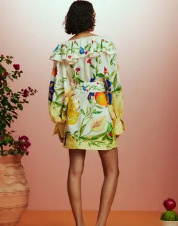 Alémais Flores Mini Dress Multi Size 14 for rent on The Volte - image 2