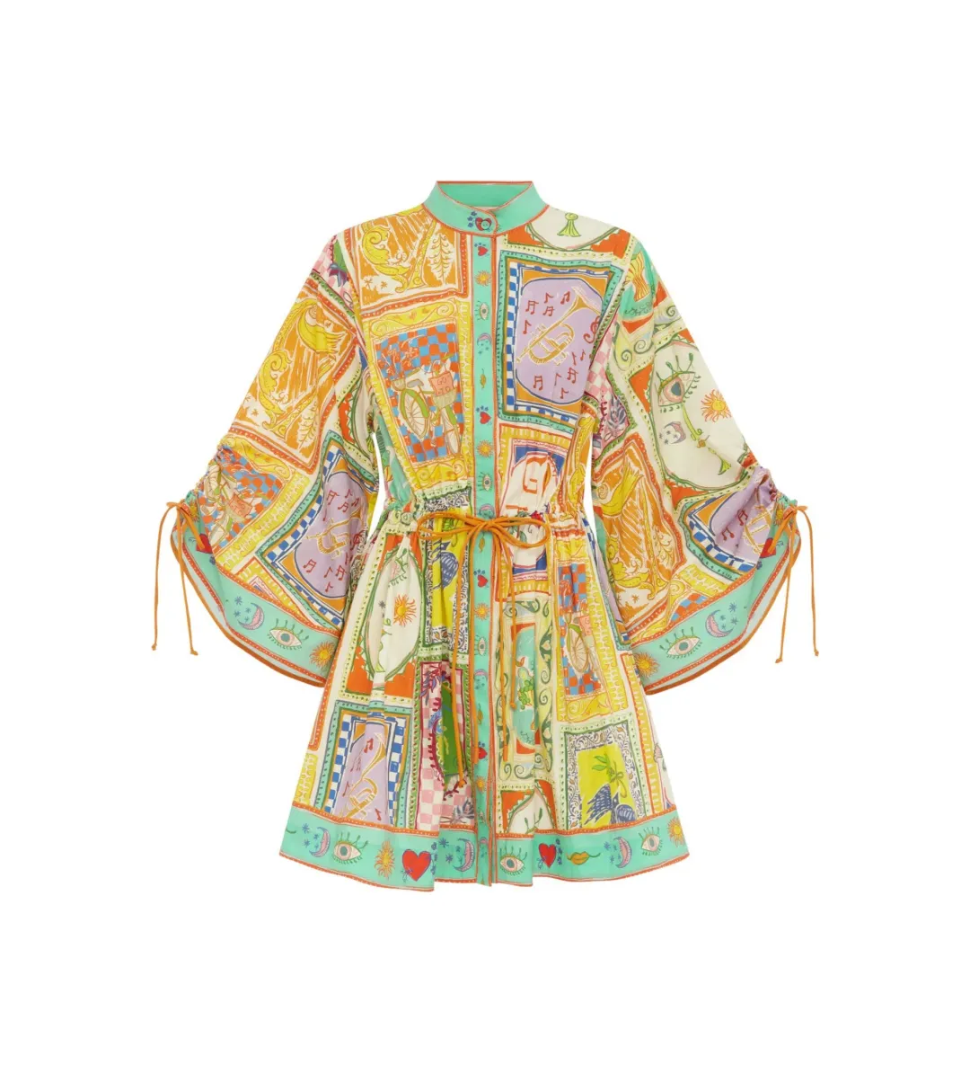 Alémais Holiday Go-to Mini Dress Multi Size 14 for rent on The Volte - main image