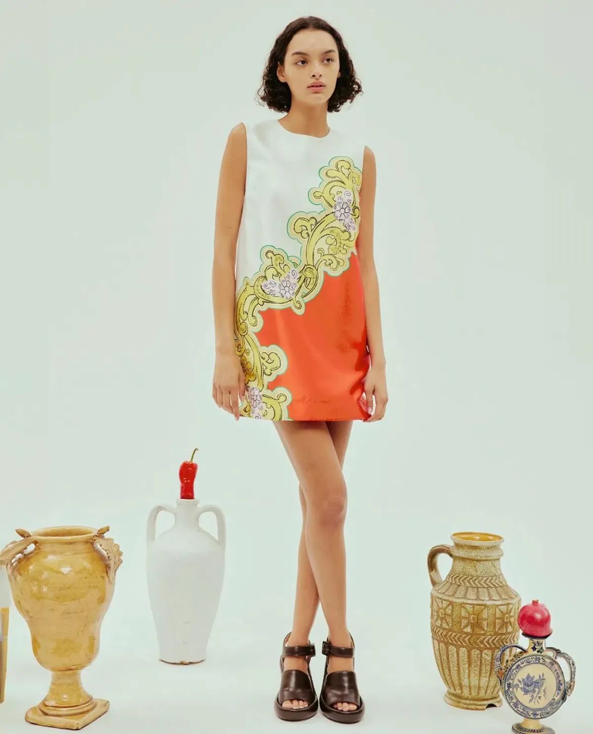 Alemais Sierra Mini Dress Print Size AU 8 for rent on The Volte - main image
