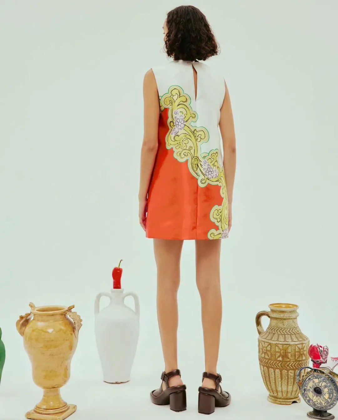 Alemais Sierra Mini Dress Print Size AU 8 for rent on The Volte - main image