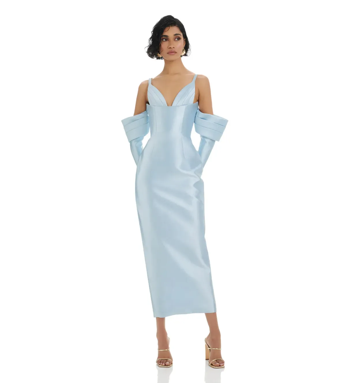 Eliya the Label Annalise Dress Blue Size L / AU 12 for rent on The Volte - main image