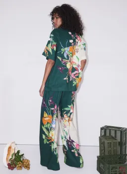 Alemais Aggie Shirt and Pants Set Floral Size 6 for rent on The Volte - image 3