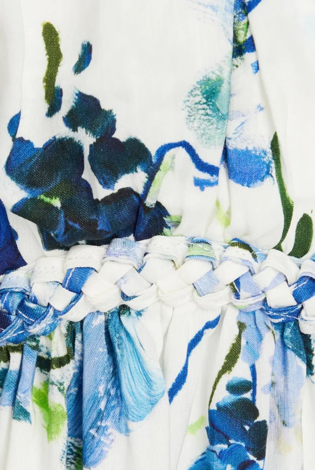 Aje Capucine Floral Print Linen Blend Midi Dress, Size XXS. for rent on The Volte - main image