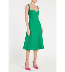 Rebecca Vallance Dionne Midi Dress Golf Green Size 14 for rent on The Volte - image 2