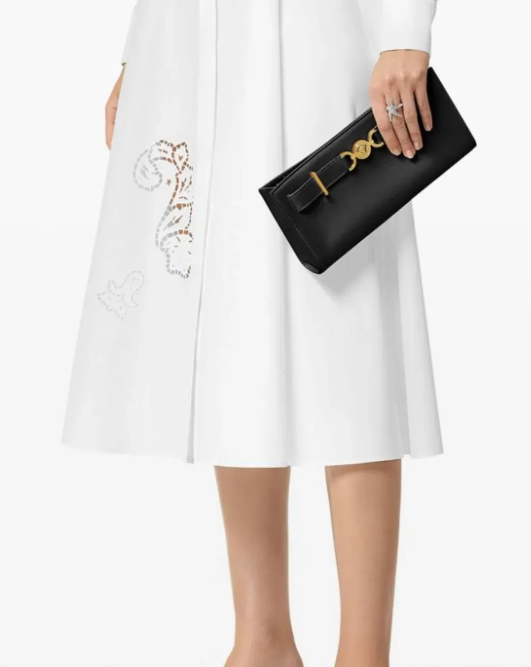Versace Medusa '95 Clutch Black/Gold  for rent on The Volte - main image