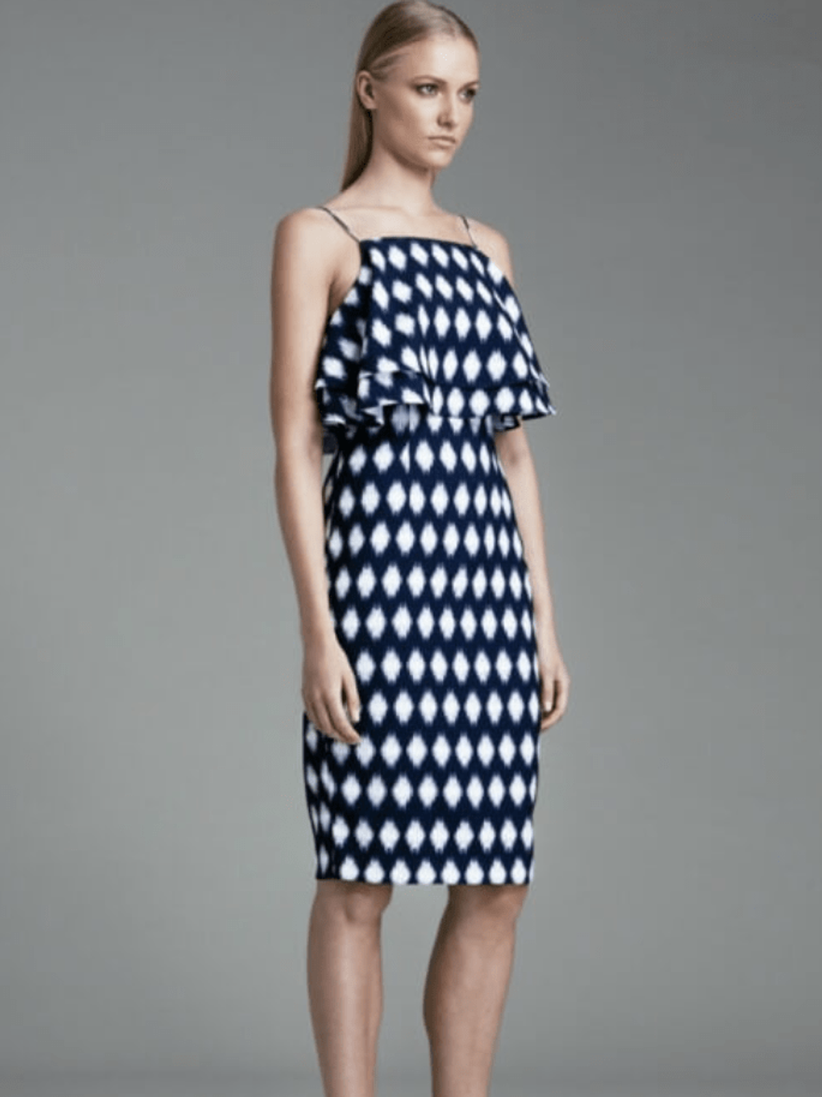 Finders Keepers - Move on Up Navy Midi Size 8 for rent on The Volte - main image