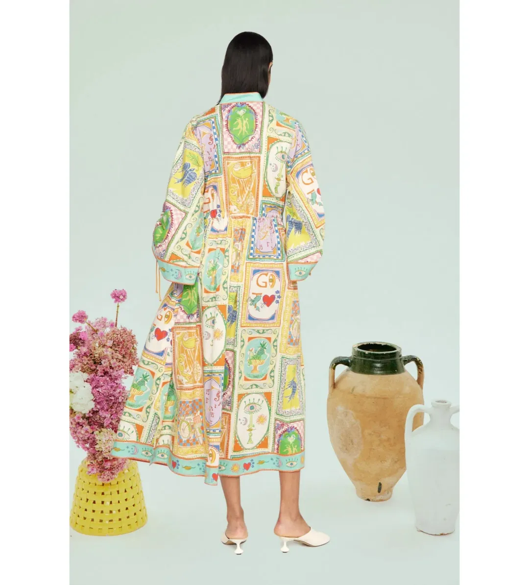 Alémais Holiday Go-to Shirtdress Multi Size AU 12 for rent on The Volte - main image