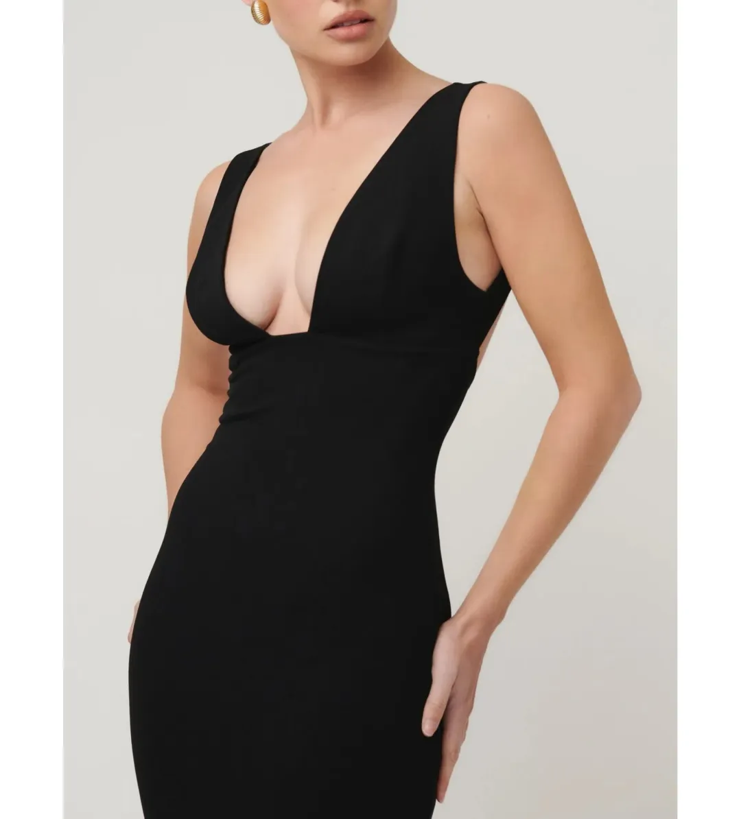 Effie Kats Greta Gown Black Size M / AU 10 for rent on The Volte - main image