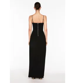 Manning Cartell Double Time Pleat Dress Black Size AU 10 for rent on The Volte - image 3