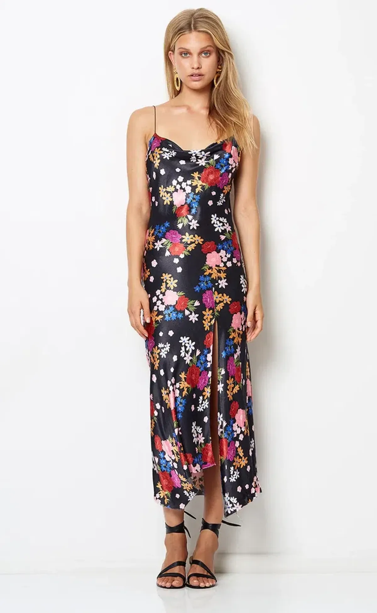 Bec & Bridge Cha Cha Midi Dress Print Size 8 for rent on The Volte - main image