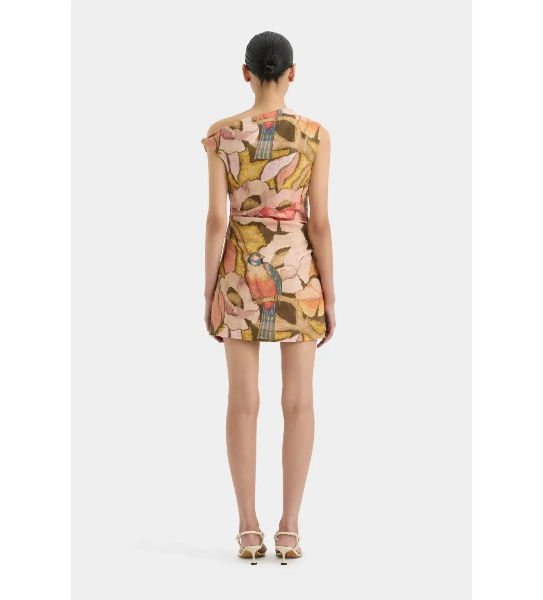 Sir The Label Talulah Knot Mini Dress in Sanderling Floral Size 1 / AU 8 for rent on The Volte - main image