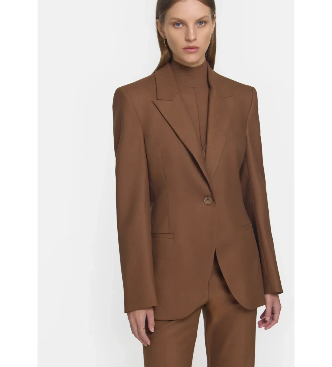 Viktoria and Woods Equinox Blazer Rust Size AU 10 for rent on The Volte - main image