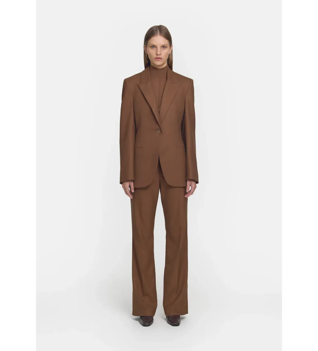 Viktoria and Woods Equinox Blazer Rust Size AU 10 for rent on The Volte - main image