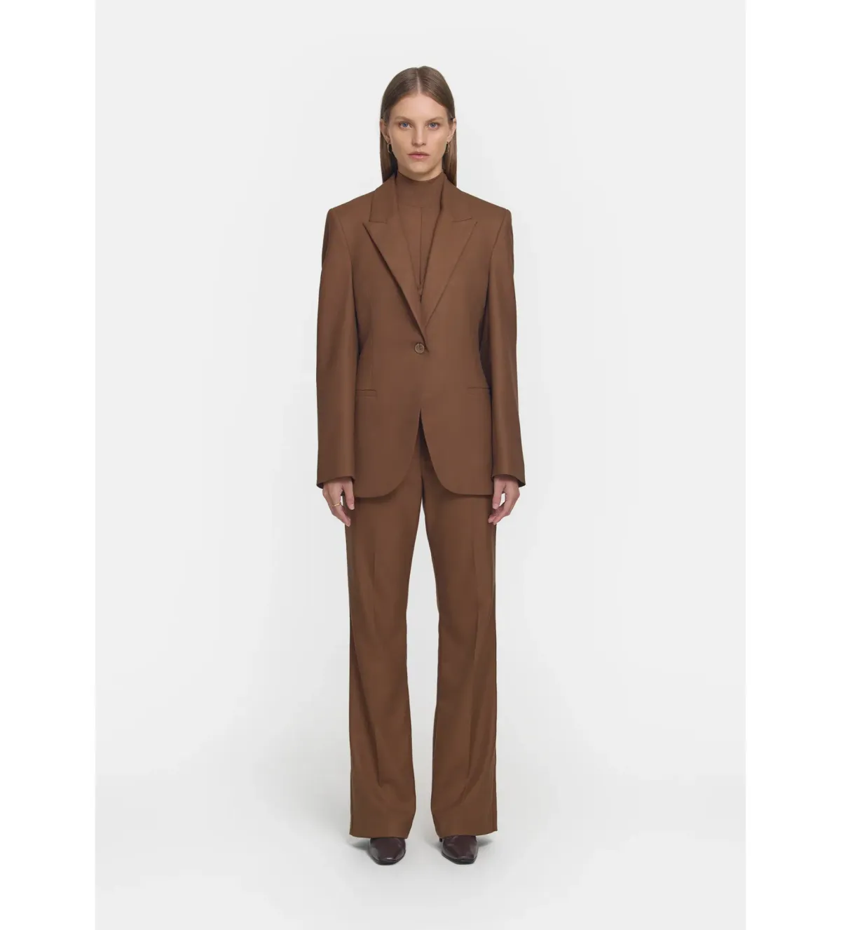 Viktoria and Woods Equinox Blazer Rust Size AU 10 for rent on The Volte - main image