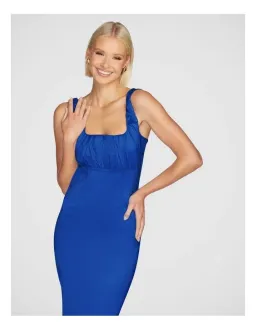 Pilgrim Natalya Square Neck Dress Blue Size 10 for rent on The Volte - image 5
