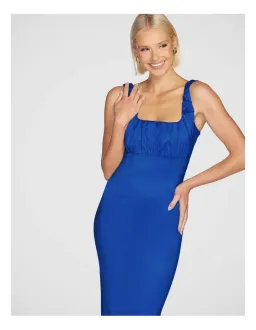 Pilgrim Natalya Square Neck Dress Blue Size 10 for rent on The Volte - image 6
