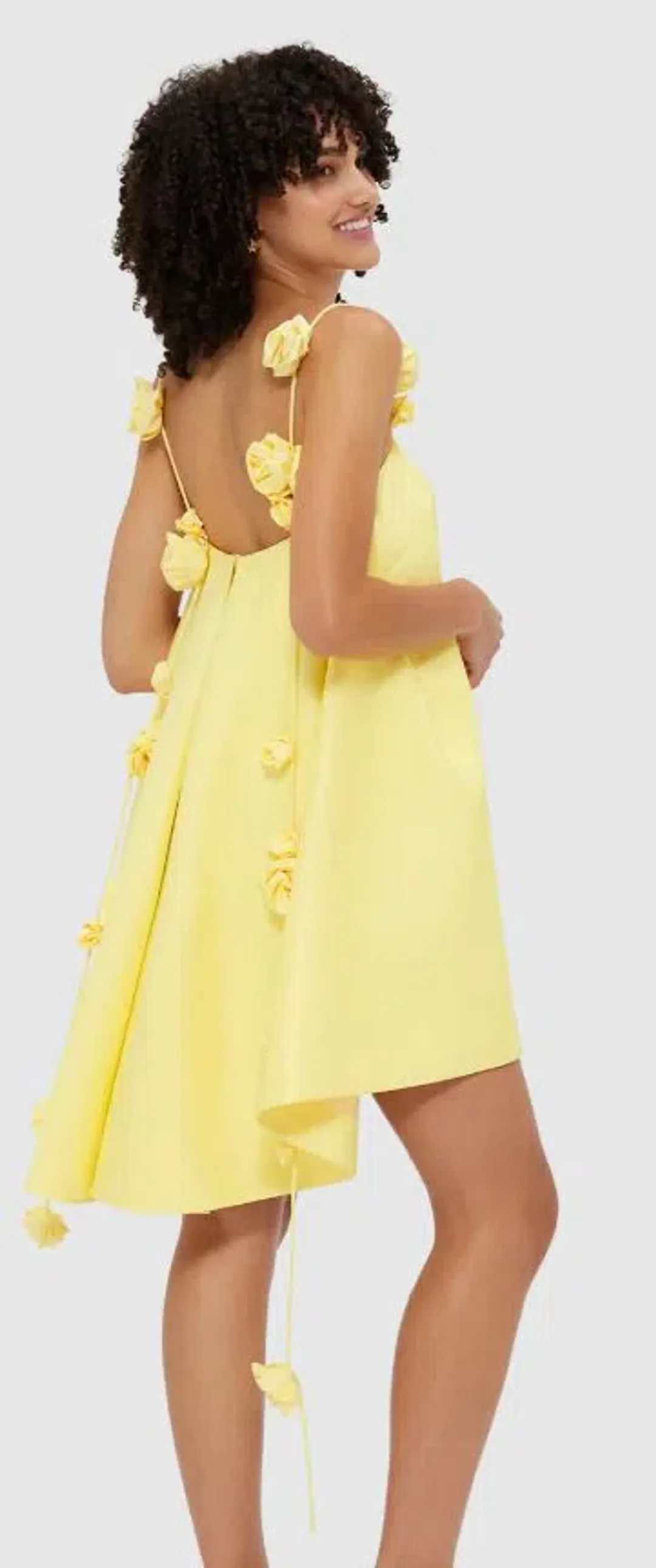 Leo Lin Fiona Rose Mini Dress Size 8 for rent on The Volte - main image