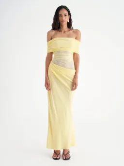 Benni Nico Off Shoulder Maxi Dress Size 10 for rent on The Volte - image 1
