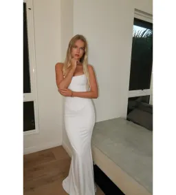 HNTR the label Louie Gown Blanc White Size S / AU 8 for rent on The Volte - image 3