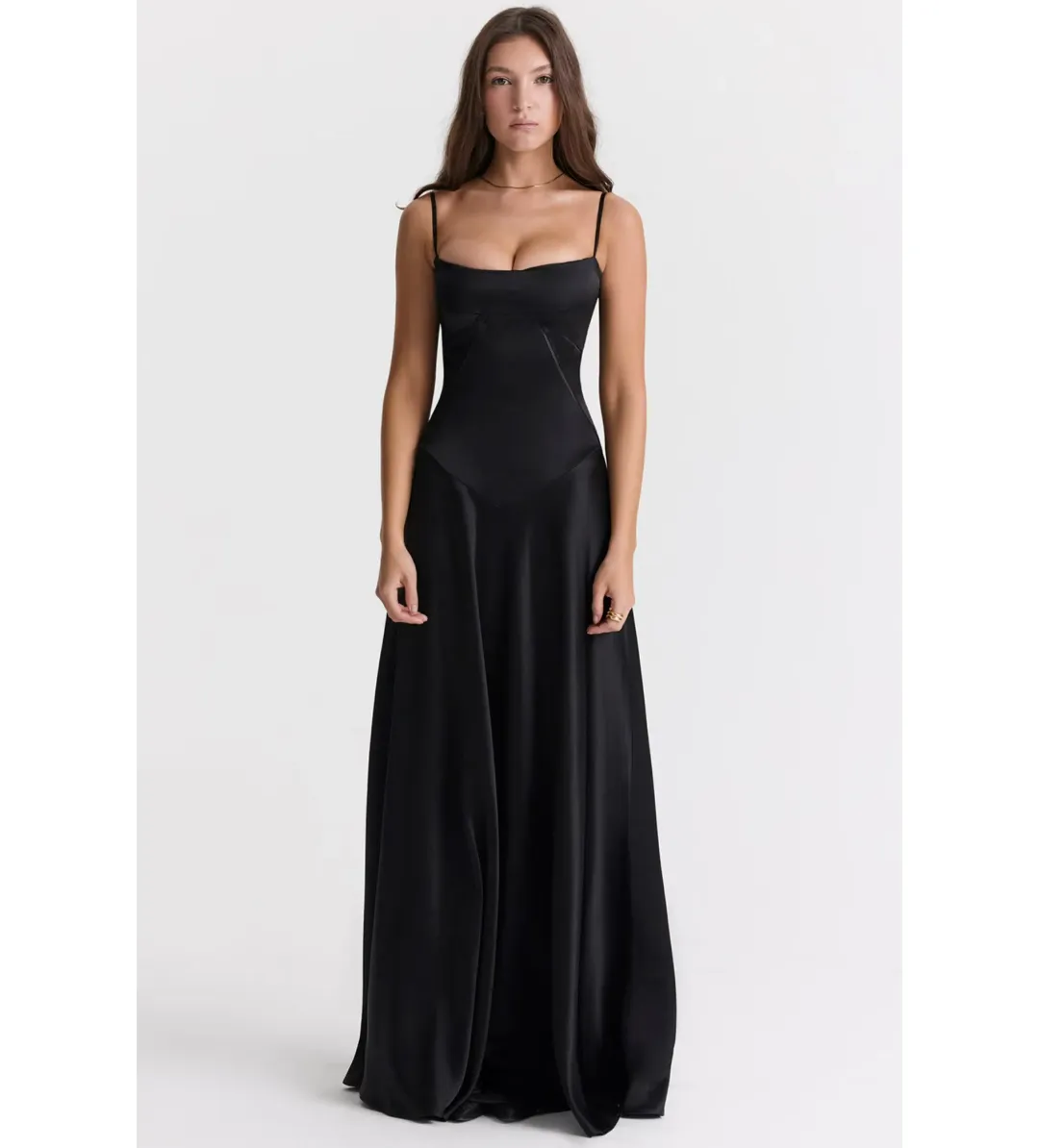 House of CB Anabella Dress Black Size S / AU 8 for rent on The Volte - main image