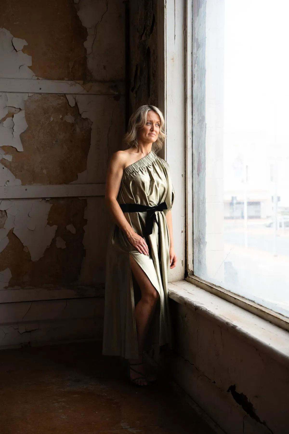 ARTCLUB Aster Dress Sage Size 8 for rent on The Volte - main image