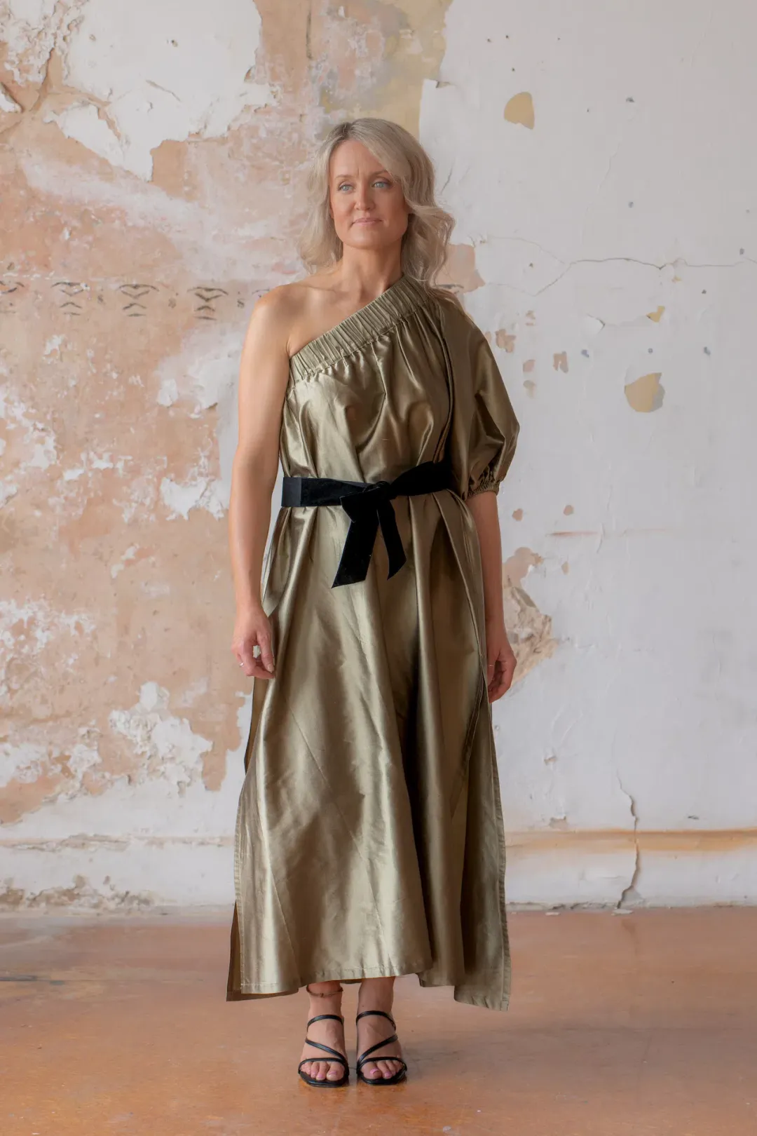 ARTCLUB Aster Dress Sage Size 8 for rent on The Volte - main image