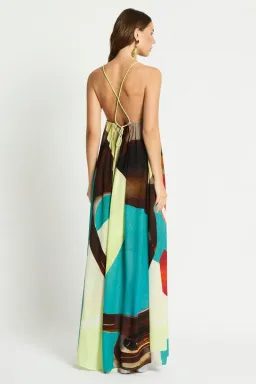 Sass & Bide Dissimulation Maxi Dress Print Size 8 for rent on The Volte - image 2