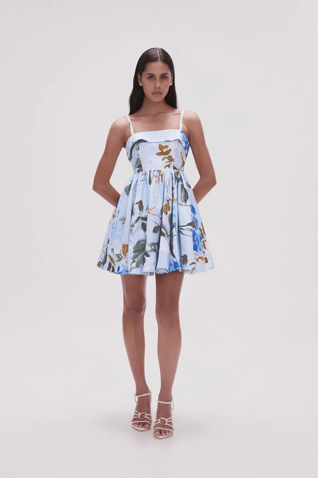 Aje Untamed Mini Dress Divine Orchid Size 6 for rent on The Volte - main image