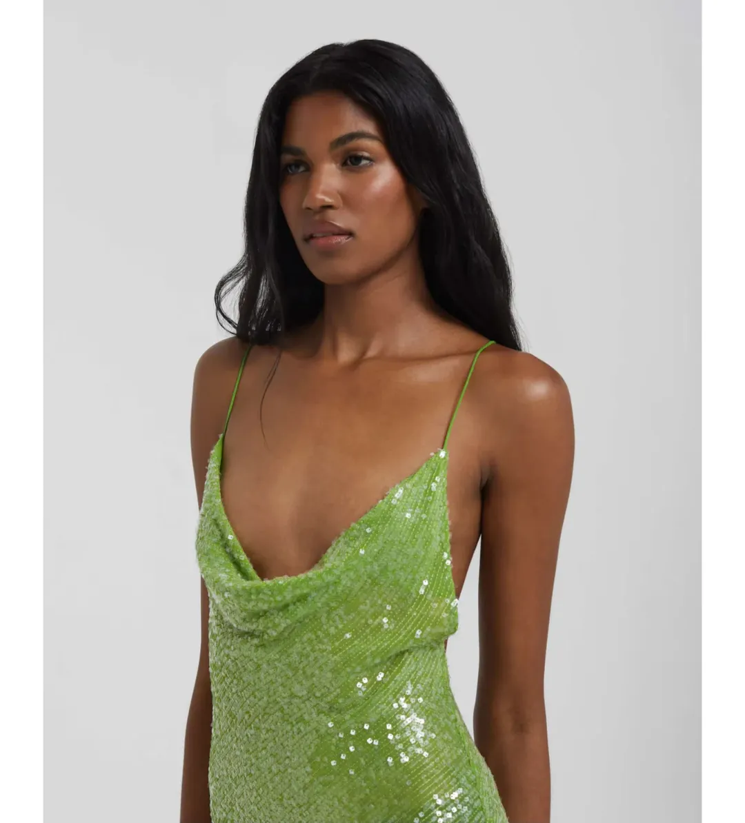 Rat & Boa Gaia Dress Green Size AU 8 for rent on The Volte - main image