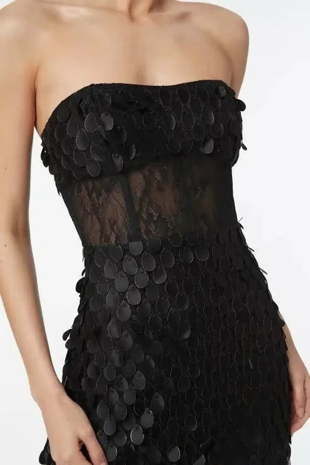 Manning Cartell Supreme Extreme Strapless Gown Black Size AU 6 for rent on The Volte - main image