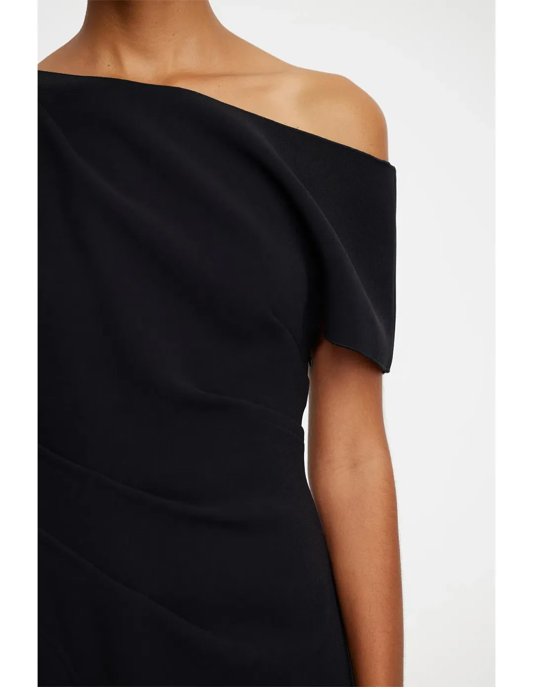 Acler Sudden Midi Dress Black Size 12 for rent on The Volte - main image