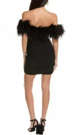 Rachel Gilbert Zion Mini Dress Black Size 2 / AU 10  for rent on The Volte - image 2