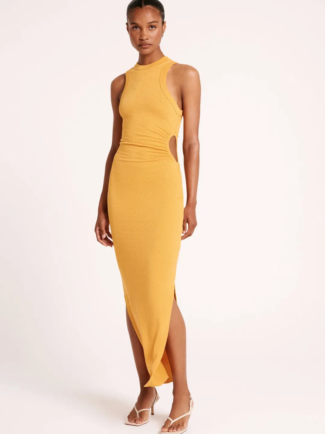 Nude Lucy Cecil Dress Marigold Yellow Size XS / AU 6 for rent on The Volte - main image