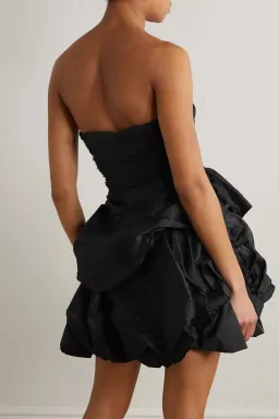 Aje Daybreak Strapless Mini Dress in Black Size 8 for rent on The Volte - image 4