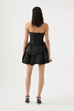 Aje Daybreak Strapless Mini Dress in Black Size 8 for rent on The Volte - image 3