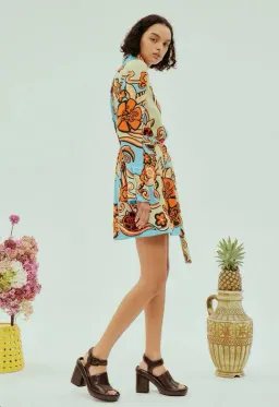 Alémais Ondine Mini Dress Multi Size 16 for rent on The Volte - image 4