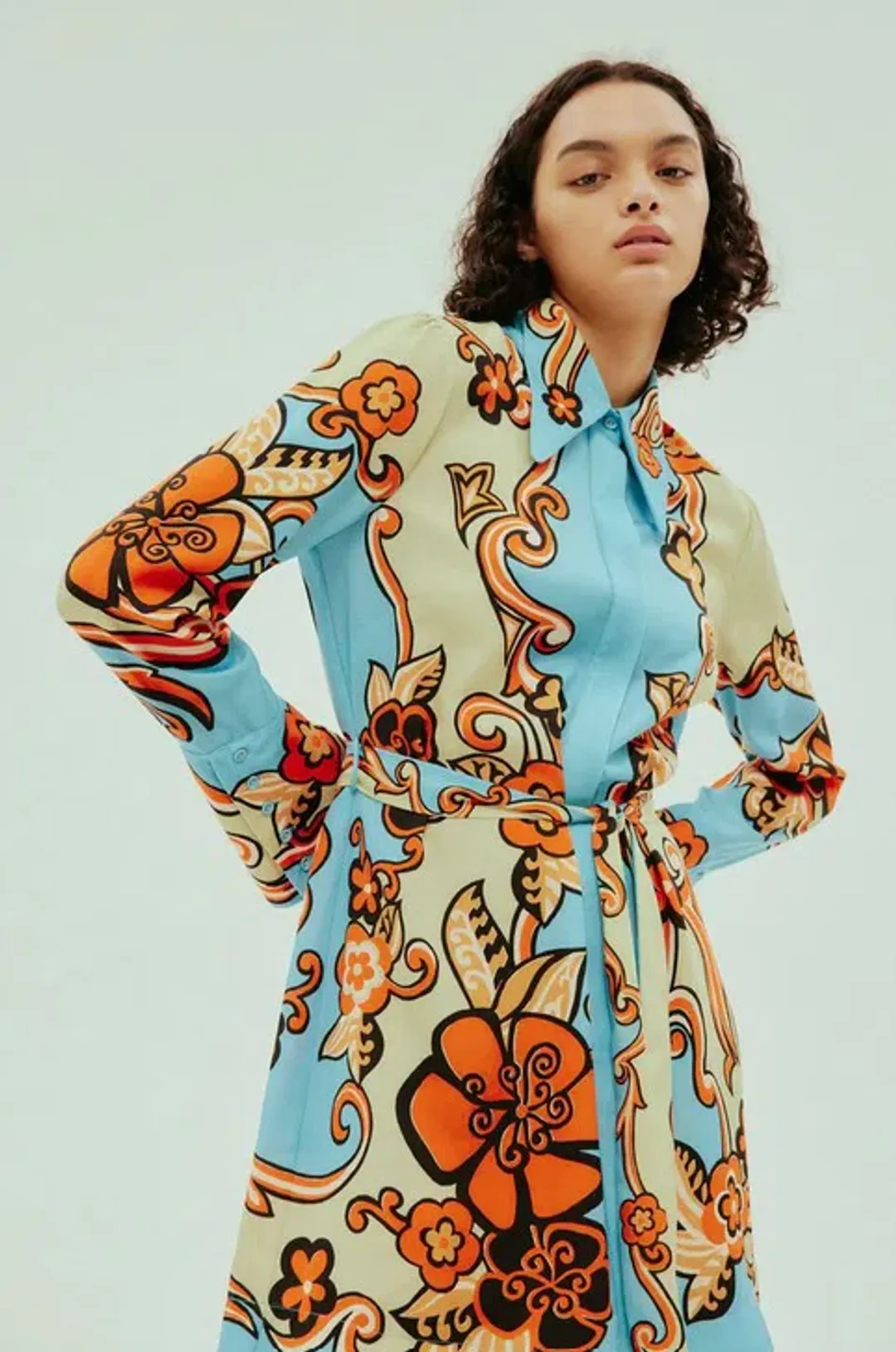 Alémais Ondine Mini Dress Print Size 14 for rent on The Volte - main image