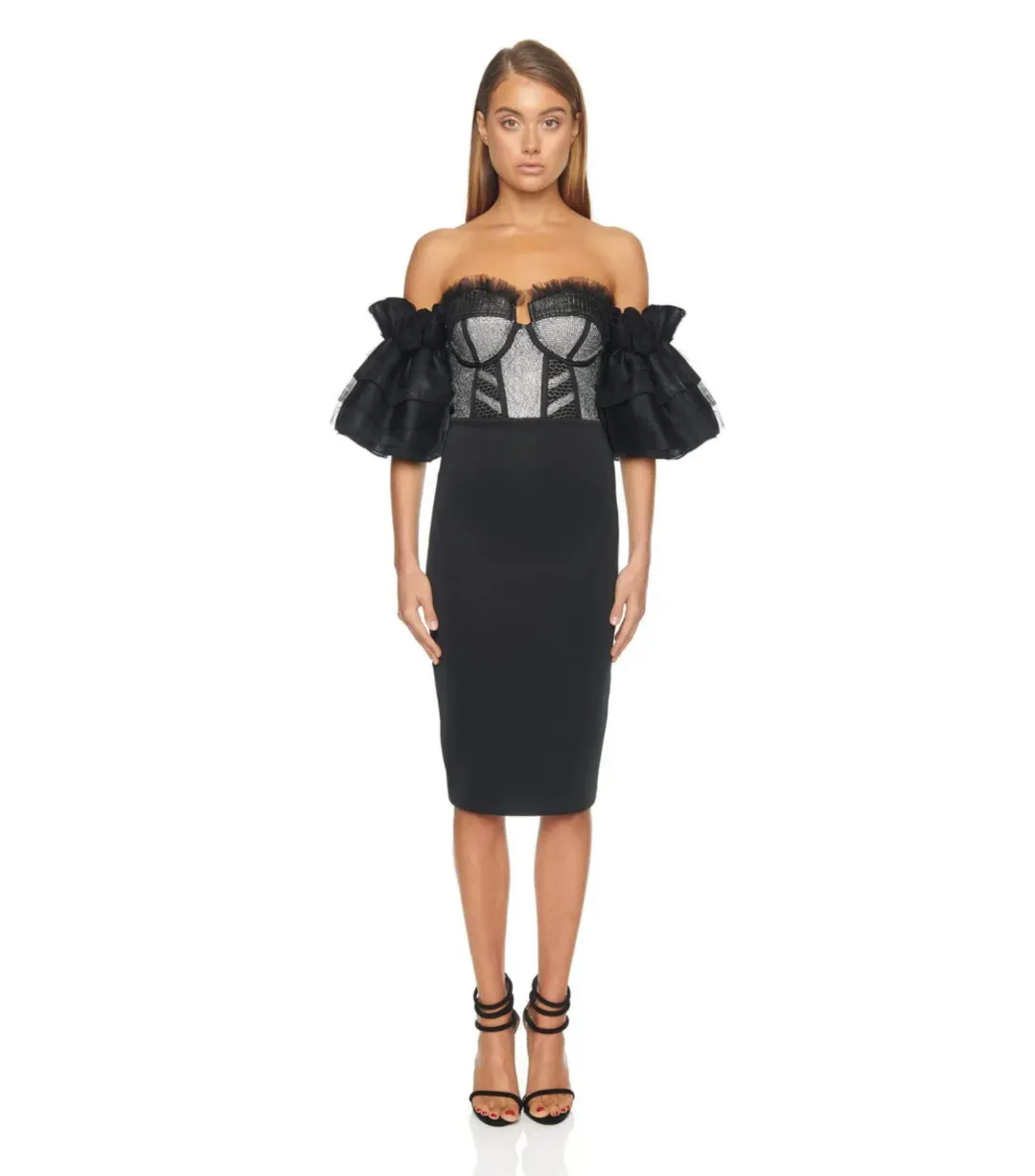 Eliya the Label Celine Dress Black Size S / AU 8 for rent on The Volte - main image
